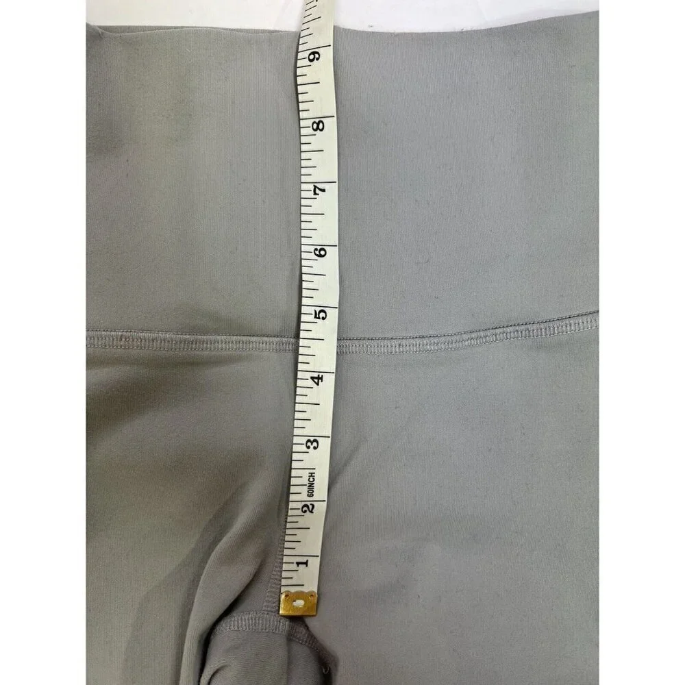 Alo Yoga Moto Leggings Size Small light gray Woman’s Textured High Waisted - Picture 7 of 11